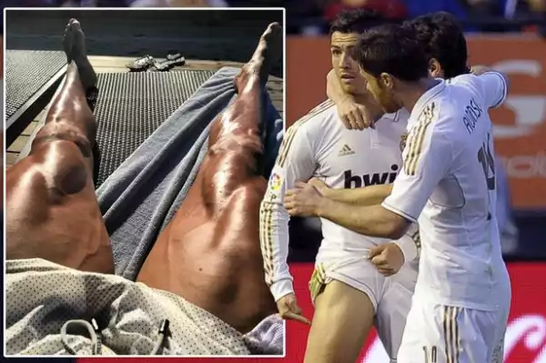 Cristiano Ronaldo Shows Off His Incredibly Muscly Legs Ahead Of Champions League Final Photos